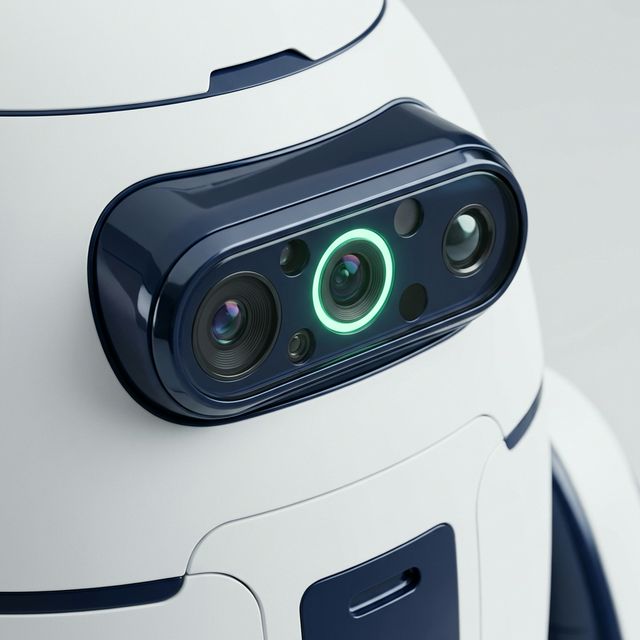 앱 연동 화면 및 센서 렌즈 디테일